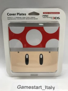 COVER PLATES FACEPLATE - FOR NEW NINTENDO 3DS - TOAD NO.007 MUSHROOM RED - NEW - Imagen 1 de 2