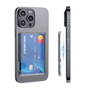 Transparent Magnetic Phone Card Case Back Cover For Iphone 12 For Magsafe - Zdjęcie 1 z 12