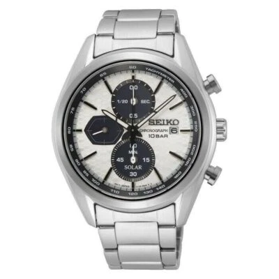 Seiko Watch SSC769P1 Chronograph Solar Panda Dial Men's SSC769 New  - Image 1 of 2