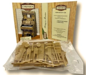 F-220 Pump Organ CHRYSNBON Kit Dollhouse Miniature 1:12 Scale - FAST US SHIPPER - Picture 1 of 3