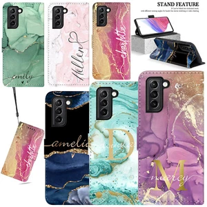 Wallet Leather Case Custom Phone Cover For Samsung Galaxy S23 Ultra S22 A14 A04S - Zdjęcie 1 z 45