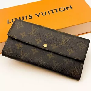 Louis Vuitton Monogram Portefeuille Sarah Long Wallet Bi-fold N2 10 Kartenfächer - Bild 1 von 8