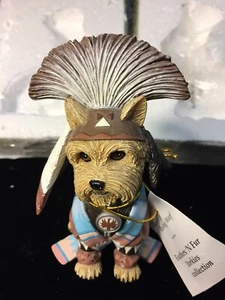 Yorkie “RESTING WOOF" Feathers 'N Fur Hamilton Collection New CERTIFICATE - Picture 1 of 9