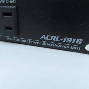 Atlas Sound ACRL-191B Rack Mount Power Distribution Module 8 Plugs - Photo 1/10