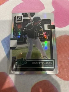 Robert Puason 2022 Donruss Optic Rated Prospect Silver Prizm Oakland Athletics - Picture 1 of 2
