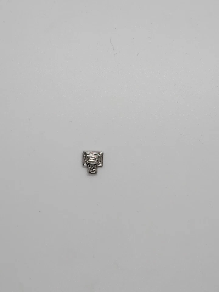 Basketball Hoop Floating Charm #194 For Your Origami Owl Necklace Free Shipping - Image 1 of 1