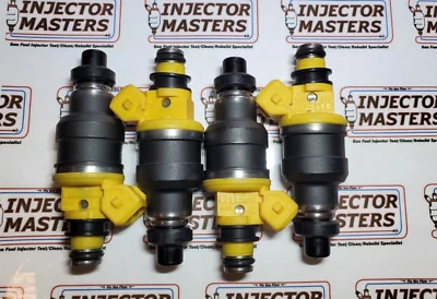 Juego de inyectores de combustible 4 piezas Mitsubishi OEM INP-050 para 88-95 1,5 L y 1,6 L Foto 1 de 3