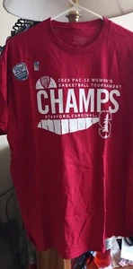 Stanford Damen 2023 PAC-12 Basketball-Turnierfelder -- ROT -- NEU - Bild 1 von 7