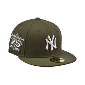 New Era MLB New York Yankees Stadium 59Fifty Men's Fitted Hat New Olive - Picture 1 of 5