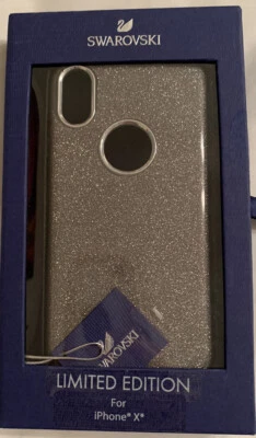 Funda de teléfono Swarovski # 5392042 edición limitada plateada estrás brillante iPhone X Foto 1 de 4