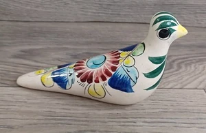 Vintage Tonala Hand Painted Colorful Pottery Dove, Hand Painted & Glazed, Mexico - Imagen 1 de 11