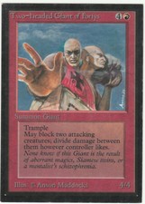 Collectors' Edition MTG  Two-headed Giant Foriys  Magic Rare
