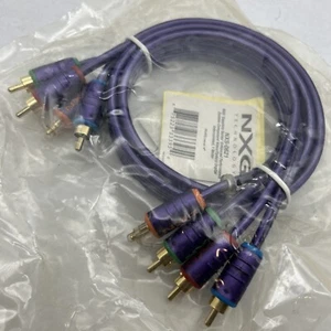 NEW NXG RCA Stereo Video Optical Audio File Cable HD Enhanced 3ft NXS-0621 HQ - Picture 1 of 9