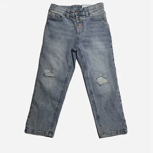 Okie Dokie Jeans 4T Toddler Playfriend Adjustable Waistband Distressed NEW - Picture 1 of 10