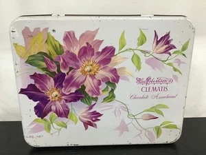 VINTAGE MacRobertson's Clematis 2 Lb Chocolate Assortment Tin - Picture 1 of 7
