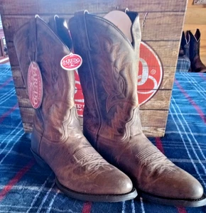 Botas occidentales de cuero para hombre Laredo grises Weller 12" 68498 talla 13D punta redonda - Imagen 1 de 6