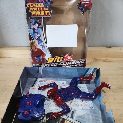 Spiderman R/C Remote Control Wall Speed Climbing Spider-Man SEE DESCRIPTION - Image 1 of 4