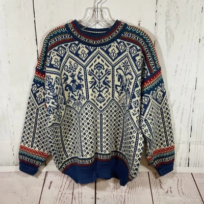 Dale of Norway Lillehammer Olympics Pure Wool Sweater M Fair Isle Nordic Unisex - Image 1 of 4