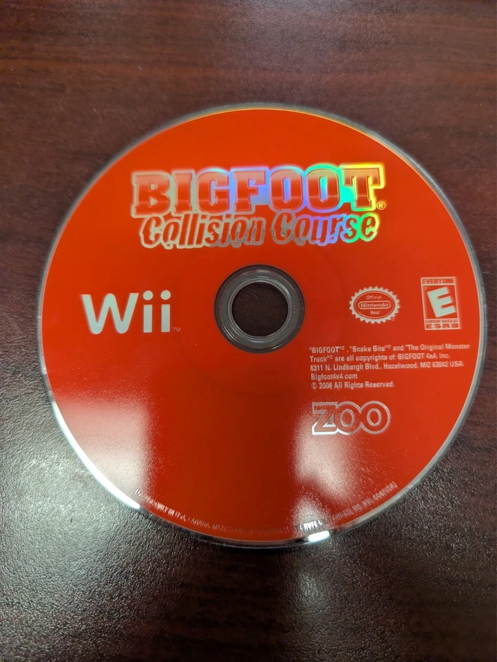 Bigfoot Collision Course (Nintendo Wii) NO TRACKING - DISC ONLY 2524 - Image 1 of 1