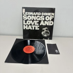 Songs Of Love And Hate LP by Leonard Cohen vinyl 1971 EX C30103 Columbia W/book - Picture 1 of 9