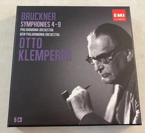 Bruckner Symphonies 4-9 Otto Klemperer Philharmonic Orchestra 6 CD Box Set - Imagen 1 de 11