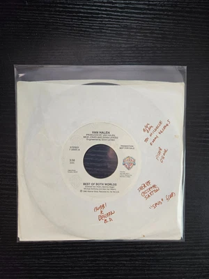 Van Halen 45 Best Of Both Worlds PROMO WARNER BROS w Live version - Image 1 of 4