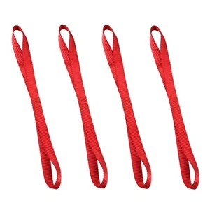 Emgo Tiedowns 18" Soft Touch - Tie Down Extension Red 4-Pack - Picture 1 of 2