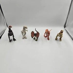 Jurassic World Dominion  4” Vinyl Plastic Dinosaur Figures Lot Of 5  - Picture 1 of 15