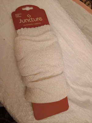 Calentadores de piernas marfil para mujer. Nuevo Foto 1 de 3