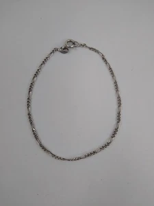 Brazalete Cadena Figaro Plata de Ley 925 2mm 7.25" Milor ITALIA - Imagen 1 de 4