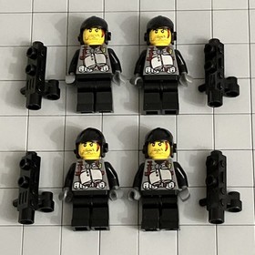 Lego 7473 Dino Attack STREET SPRINTER MUTANT LIZARD Lot Of 4 Minifigures D2 23