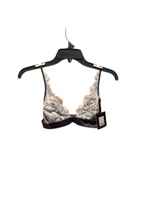 Pleasure State Vivian Soft Cup Bra Evening Blue Silver Small NWT  - Image 1 of 4