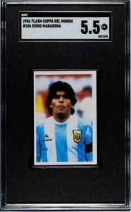 1986 Edizioni Flash Coppa Del Mondo Mexico #106 Diego Armando Maradona SGC 5.5 - Picture 1 of 2
