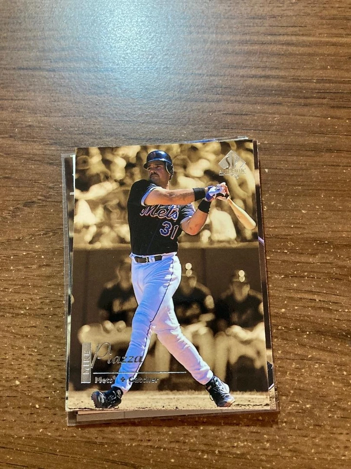 1999 SP Authentic Mets Team Set + insert + autograph 8 cards - Image 1 of 1