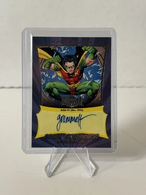 2025 SkyBox Batman Metal Universe Robin by Tom Grummett Creator  Auto SSP - Image 1 of 2