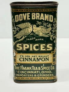 Vintage antike Werbung Taubenmarke Zimtdose Cincinnati, Ohio ohne Deckel 1906 - Bild 1 von 6