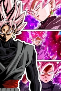 Dragon Ball Super Goku Black Super Saiyajin Rose POSTER 24 x 18" SÜSS! - Bild 1 von 2