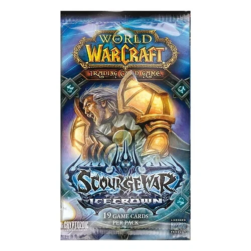 Upper Deck WoW TCG Scourgewar: Icecrown - Lote de 7 paquetes de refuerzo sellados Foto 1 de 1