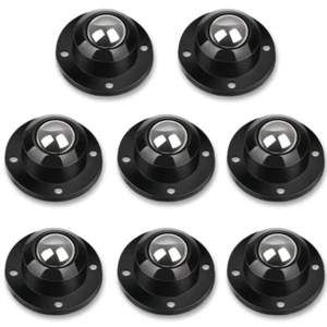 Self Adhesive Caster Wheels for Furniture,Storage Box,Trash Can,Pc Stainless Ste - Picture 1 of 9