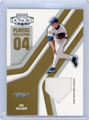 Reliquia de oro de béisbol 2004 Playoff Honors #PC-82 Roy Halladay n.º 10 de 10 Foto 1 de 2