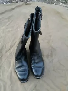 Botas de lona rusas soviéticas con cinturones talla 39 (247) año 1958 - Imagen 1 de 12