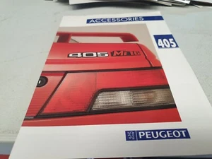 1993  ? PEUGEOT 405 Accessories Original  Australian Sales Brochure  - Picture 1 of 3