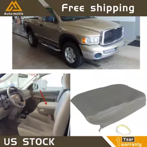 For 2002-2008 Dodge Ram Synthetic Leather Center Armrest Console Lid Cover Gray - Picture 1 of 10