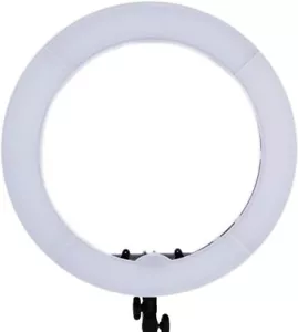 Luce ad anello professionale 18" LED Halo bicolore, dimmerabile 55W 5500K - Foto 1 di 6