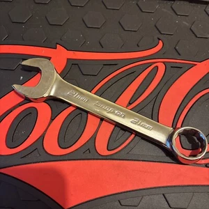 *Neu* Snap-on 21 mm 12pt metrisch KURZ Chrom Kombination Schraubenschlüssel OEXM21B - Bild 1 von 2