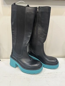 Steve Madden Dacy Stiefel schwarz blau Damen Größe 7 - Bild 1 von 3