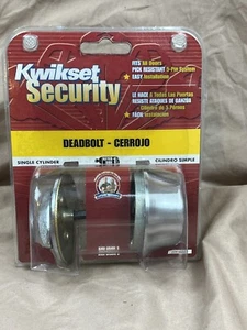 Kwikset Security Deadbolt 96600-418 660 26D RCS K6 NUEVO EN PAQUETE Nuevo sistema de 5 pines único - Imagen 1 de 7