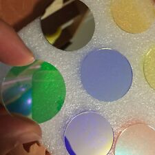 5pcs 37.5mm Gobo Color Glass Dichroic Filter for Logo Projector Stage Light Lamp