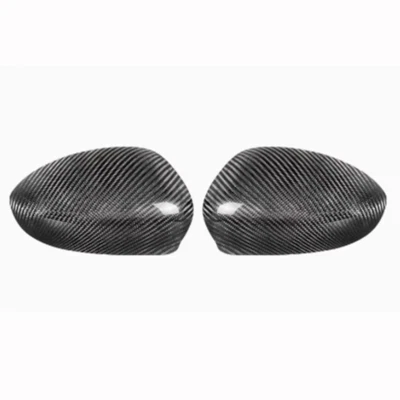 Reemplazo de cubierta de espejo retrovisor lateral de fibra de carbono real para Fiat 500 Abarth 2012-2019 Foto 1 de 4