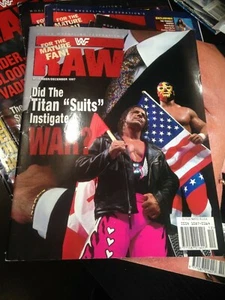 Revista WWF WWE RAW NOVIEMBRE/DIC 1997 Cubierta Bret Hart + Póster - Imagen 1 de 3